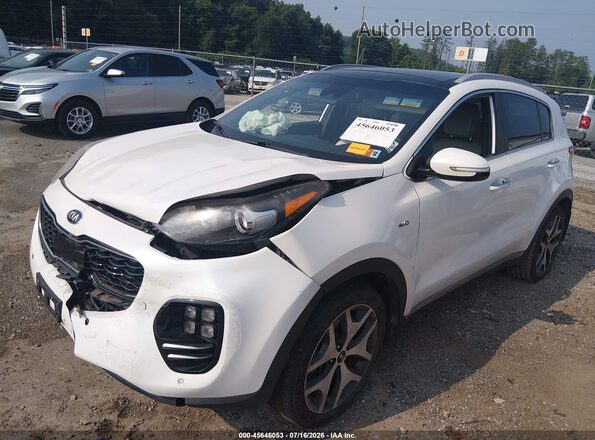 KNDPRCA67H7093434 2017 KIA SPORTAGE White Przód lewy