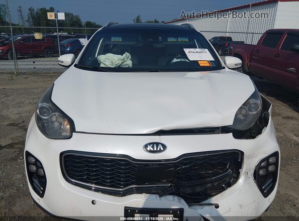 KNDPRCA67H7093434 2017 KIA SPORTAGE White Widok zestawu wskaźników