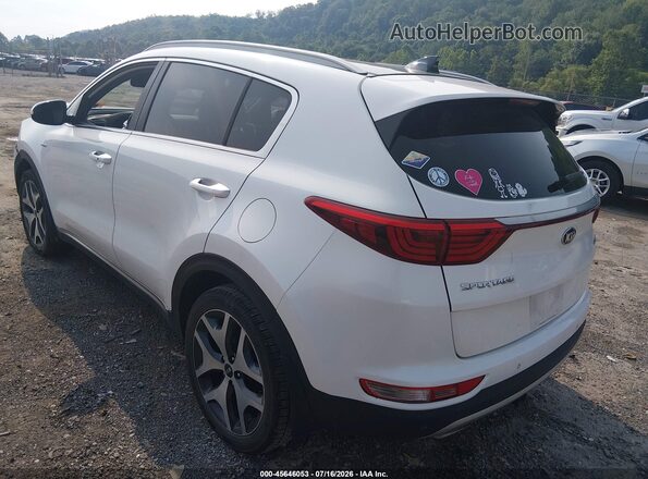 KNDPRCA67H7093434 2017 KIA SPORTAGE White Tył lewy