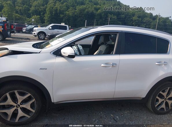 KNDPRCA67H7093434 2017 KIA SPORTAGE White Widok wnętrza 360 stopni
