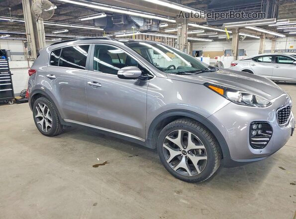 KNDPRCA67K7524040 2019 KIA SPORTAGE Gray Front right