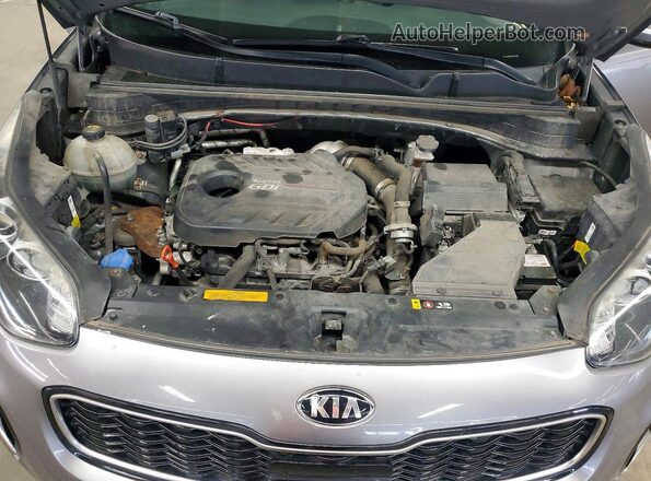 KNDPRCA67K7524040 2019 KIA SPORTAGE Gray Engine compartment view