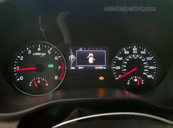 KNDPRCA67K7524040 2019 KIA SPORTAGE Gray Instrument cluster view