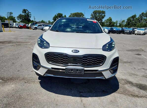 KNDPRCA67N7996310 2022 KIA SPORTAGE White Vista frontal