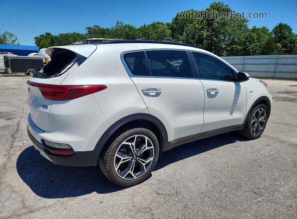 KNDPRCA67N7996310 2022 KIA SPORTAGE White Trasero derecho