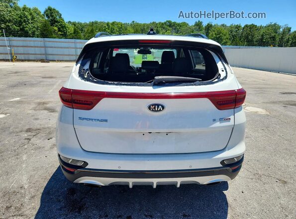 KNDPRCA67N7996310 2022 KIA SPORTAGE White Vista trasera