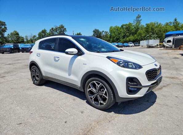 KNDPRCA67N7996310 2022 KIA SPORTAGE White Delantero derecho