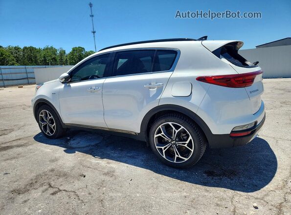KNDPRCA67N7996310 2022 KIA SPORTAGE White Trasero izquierdo