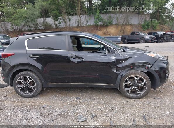 KNDPRCA68L7663014 2020 KIA SPORTAGE Black Widok wnętrza z tyłu
