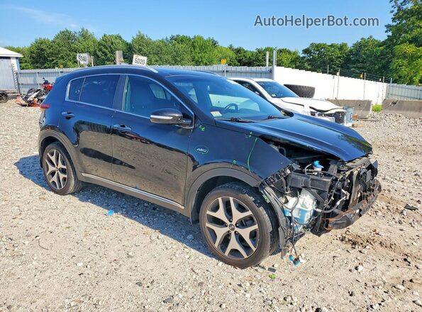 KNDPRCA69H7100349 2017 KIA SPORTAGE Black წინა მარჯვენა