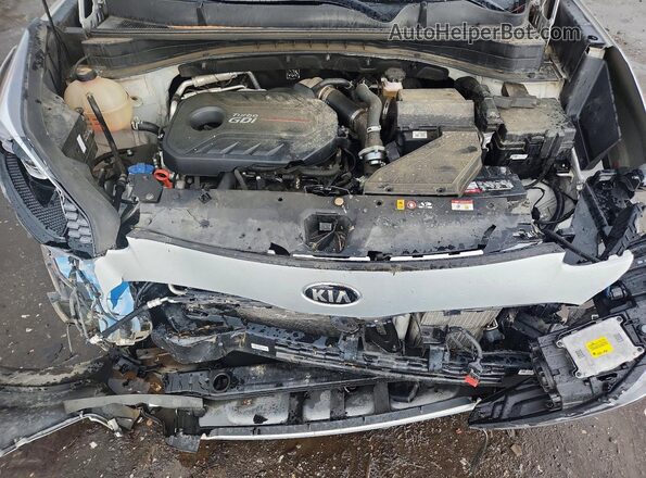 KNDPRCA69N7028161 2022 KIA SPORTAGE Silver Vista del compartimento del motor