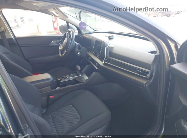 KNDPU3AF0P7034559 2023 KIA SPORTAGE Black Widok wnętrza z przodu