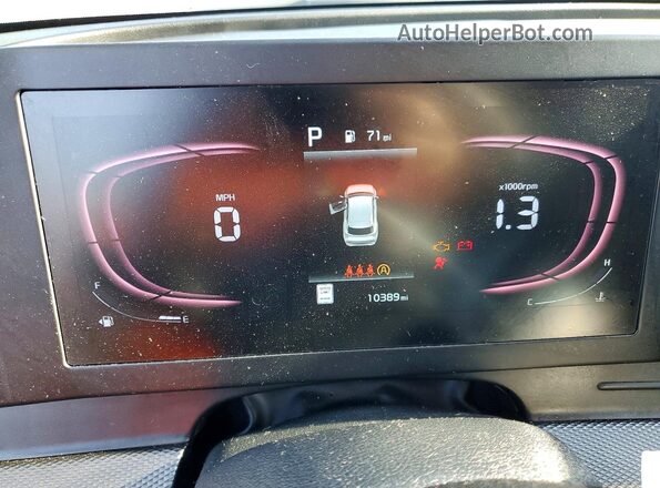KNDPU3AF7P7035062 2023 KIA SPORTAGE White ხელსაწყოთა პანელის ხედი