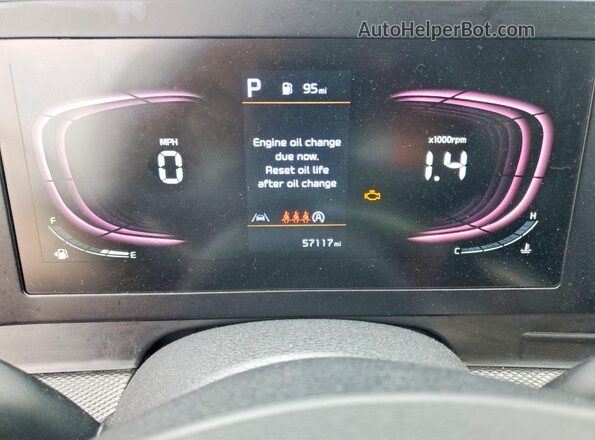 KNDPU3AFXP7128030 2023 KIA SPORTAGE White Instrument cluster view