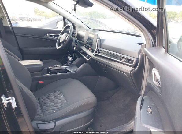 KNDPU3DF1R7280776 2024 KIA SPORTAGE Black წინა სალონის ხედი