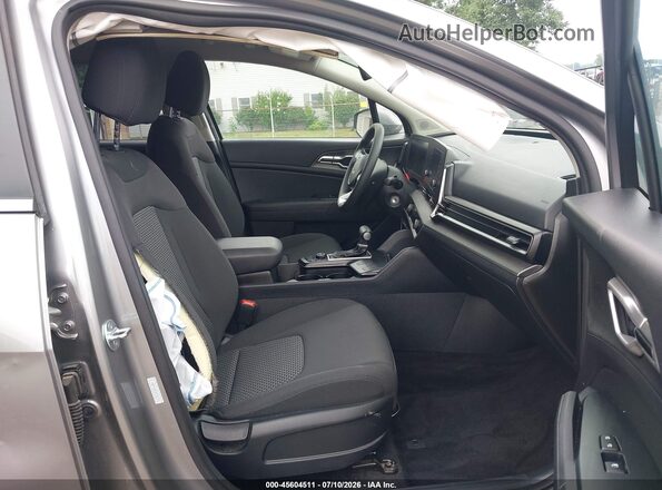 KNDPU3DF5R7321751 2024 KIA SPORTAGE Gray Widok wnętrza z przodu