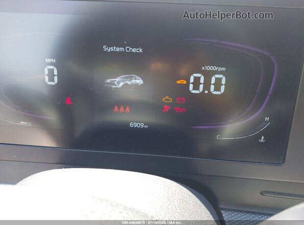 KNDPU3DF5S7386590 2025 KIA SPORTAGE White Widok tylnych siedzeń