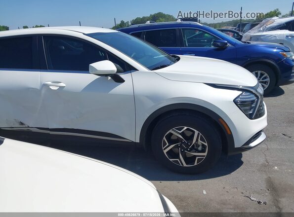 KNDPU3DF5S7386590 2025 KIA SPORTAGE White Widok wnętrza z tyłu