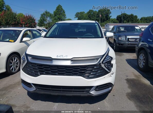 KNDPU3DF5S7386590 2025 KIA SPORTAGE White Widok zestawu wskaźników