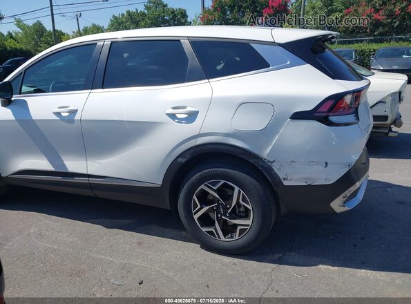 KNDPU3DF5S7386590 2025 KIA SPORTAGE White Widok wnętrza 360 stopni