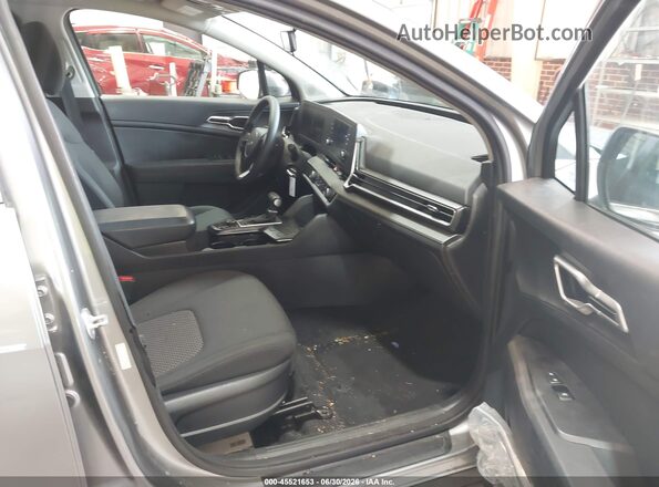 KNDPU3DF7R7247930 2024 KIA SPORTAGE Gray Widok wnętrza z przodu