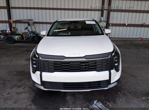 KNDPU3DG1T7330768 2026 KIA SPORTAGE HYBRID White Vista del cuadro de instrumentos