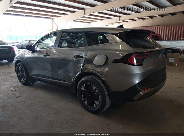 KNDPU3DG9T7314818 2026 KIA SPORTAGE HYBRID Серебряный Задняя левая четверть