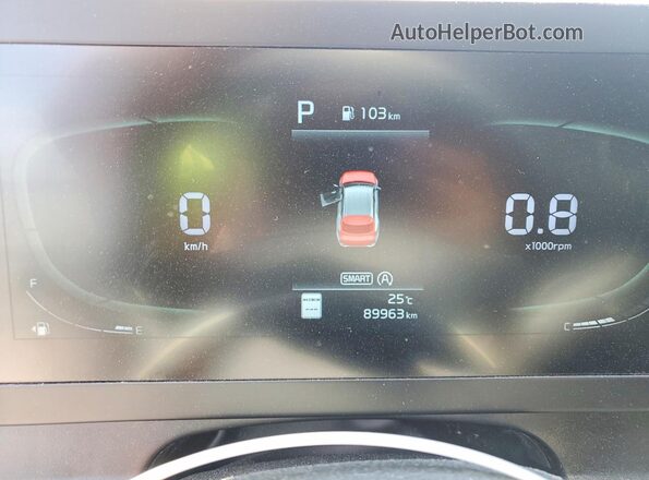 KNDPUCAF6P7062091 2023 KIA SPORTAGE Gray Вид щитка приладів