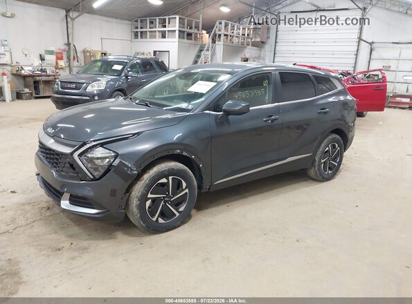 KNDPUCAG9P7016876 2023 KIA SPORTAGE HYBRID Gray Передня ліва чверть