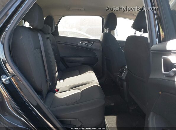 KNDPUCAG9P7111471 2023 KIA SPORTAGE HYBRID Black Widok naklejki z numerem VIN