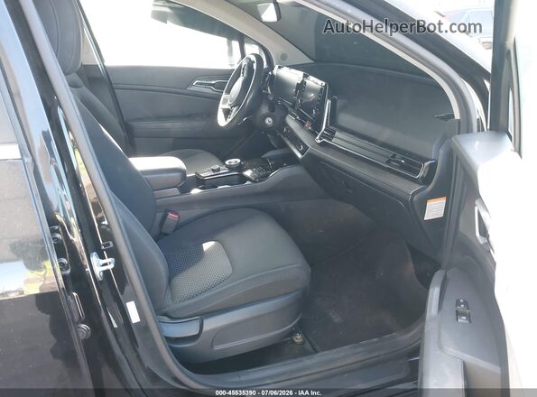 KNDPUCAG9P7111471 2023 KIA SPORTAGE HYBRID Black Widok wnętrza z przodu