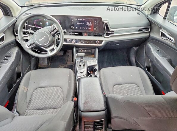 KNDPUCDF1R7229326 2024 KIA SPORTAGE Black Առջևի վահանակի տեսք