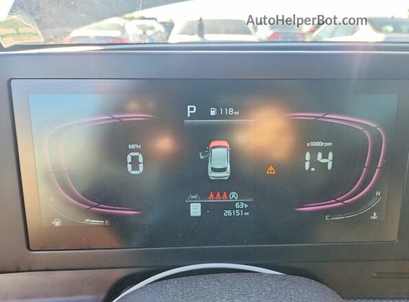 KNDPUCDF2R7321691 2024 KIA SPORTAGE Black Вид щитка приладів