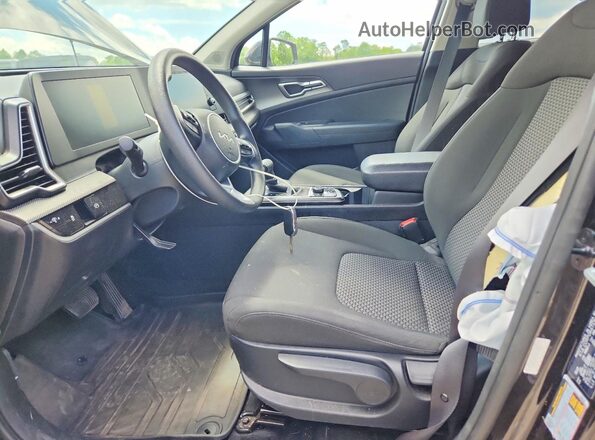 KNDPUCDF4R7245133 2024 KIA SPORTAGE Black Widok wnętrza z przodu