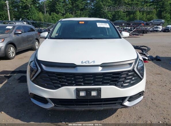 KNDPUCDF5S7353265 2025 KIA SPORTAGE White Vista interior trasera