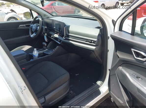 KNDPUCDFXR7278461 2024 KIA SPORTAGE White Widok wnętrza z przodu