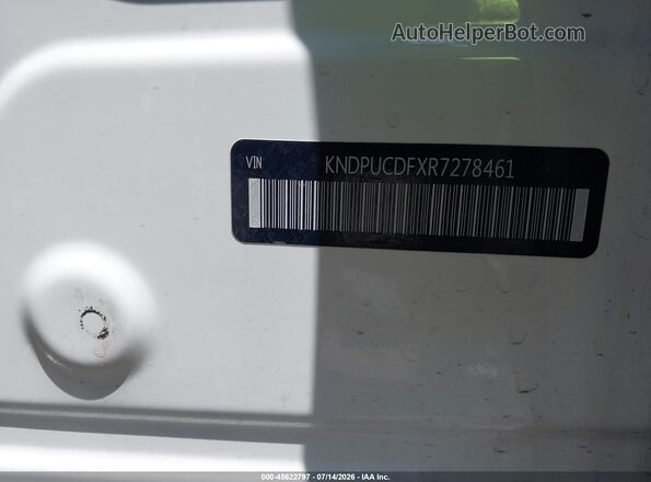 KNDPUCDFXR7278461 2024 KIA SPORTAGE White Widok komory silnika