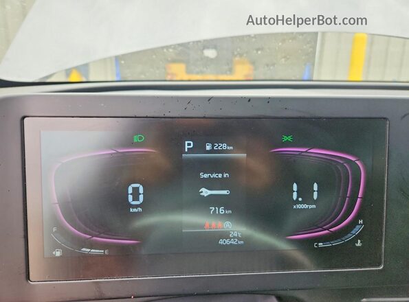 KNDPUCDFXR7291372 2024 KIA SPORTAGE Серебряный Вид щитка приборов