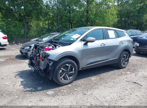 KNDPUCDG4R7155294 2024 KIA SPORTAGE HYBRID Серый Передняя левая четверть
