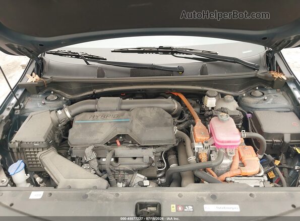 KNDPVCAG7P7072148 2023 KIA SPORTAGE HYBRID Blue Rear view