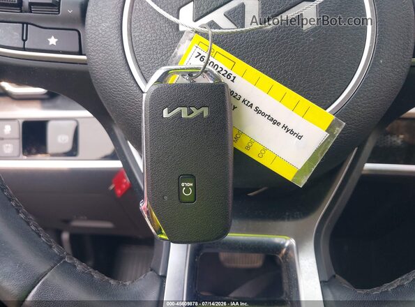 KNDPVCAGXP7076095 2023 KIA SPORTAGE HYBRID Gray Dashboard view