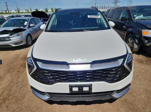 KNDPVCDG1S7251449 2025 KIA SPORTAGE White Vista frontal