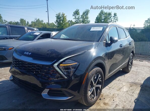 KNDPVCDG2S7201451 2025 KIA SPORTAGE HYBRID Black Front left