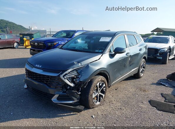 KNDPVCDG3S7207632 2025 KIA SPORTAGE HYBRID Серый Передняя левая четверть