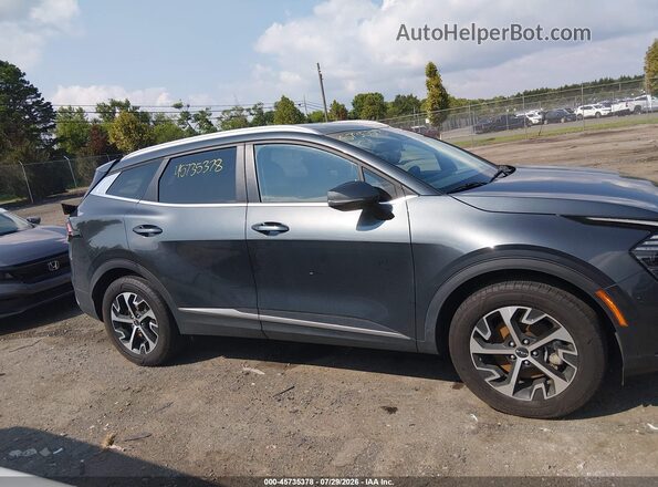 KNDPVCDG9S7197723 2025 KIA SPORTAGE HYBRID Gray უკანა სალონის ხედი