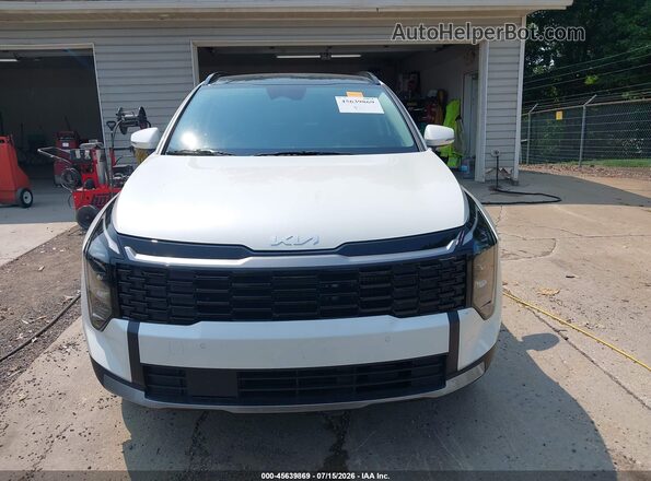 KNDPVDDG6T7348993 2026 KIA SPORTAGE HYBRID White Instrument cluster view