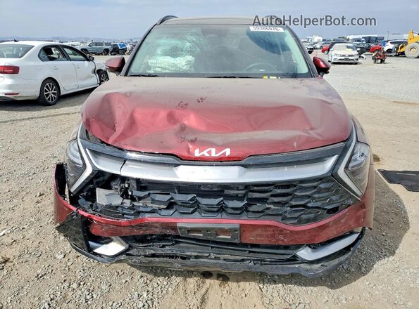 KNDPXCAG6P7073818 2023 KIA SPORTAGE Burgundy წინა ხედი