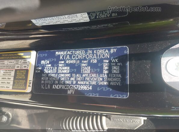 KNDPXCDG1S7199654 2025 KIA SPORTAGE HYBRID Black Engine compartment view