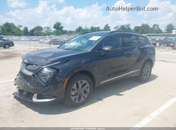 KNDPXCDG1S7199654 2025 KIA SPORTAGE HYBRID Black Front left