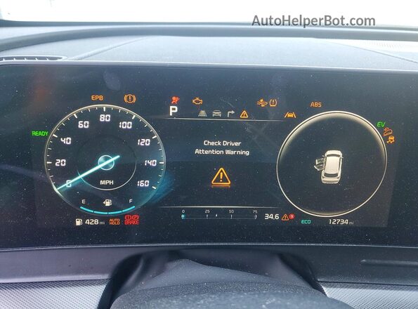 KNDPXCDG2S7255987 2025 KIA SPORTAGE White Instrument cluster view